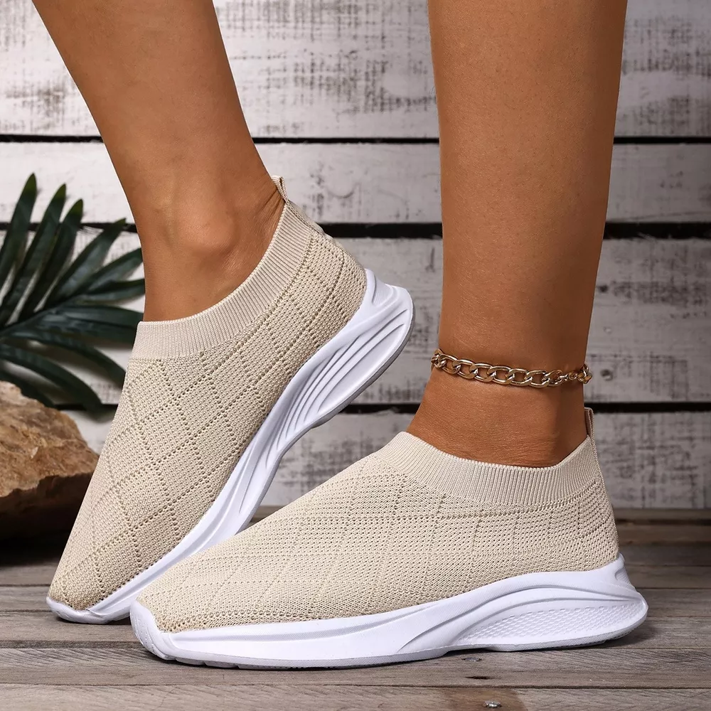 Breathable Mesh Round Toe Shoes, image 4