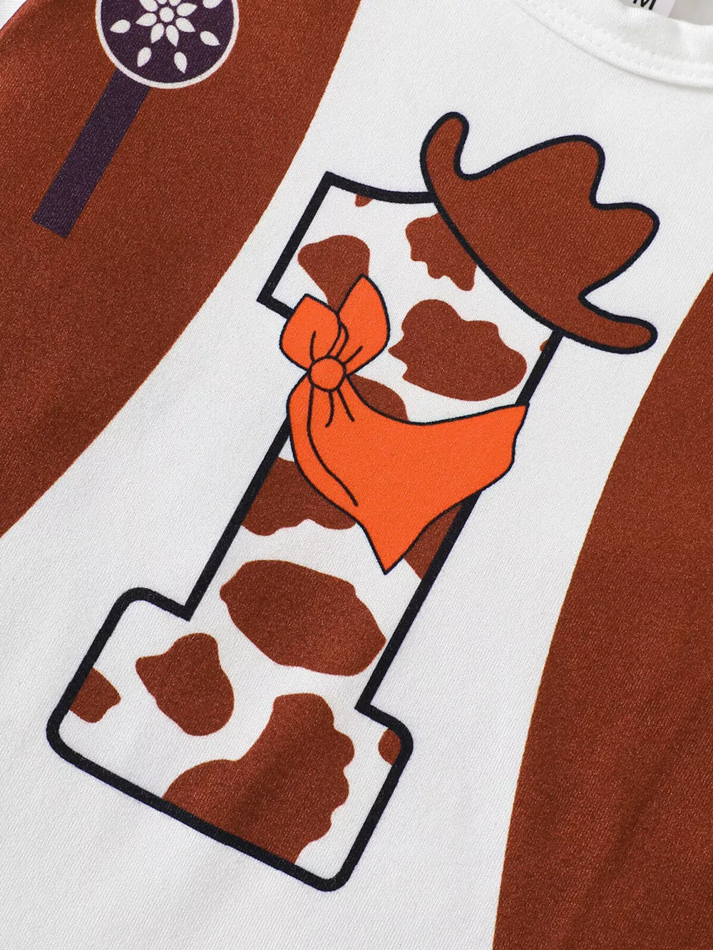 Children's Printed Bodysuit & Shorts Set, image 2