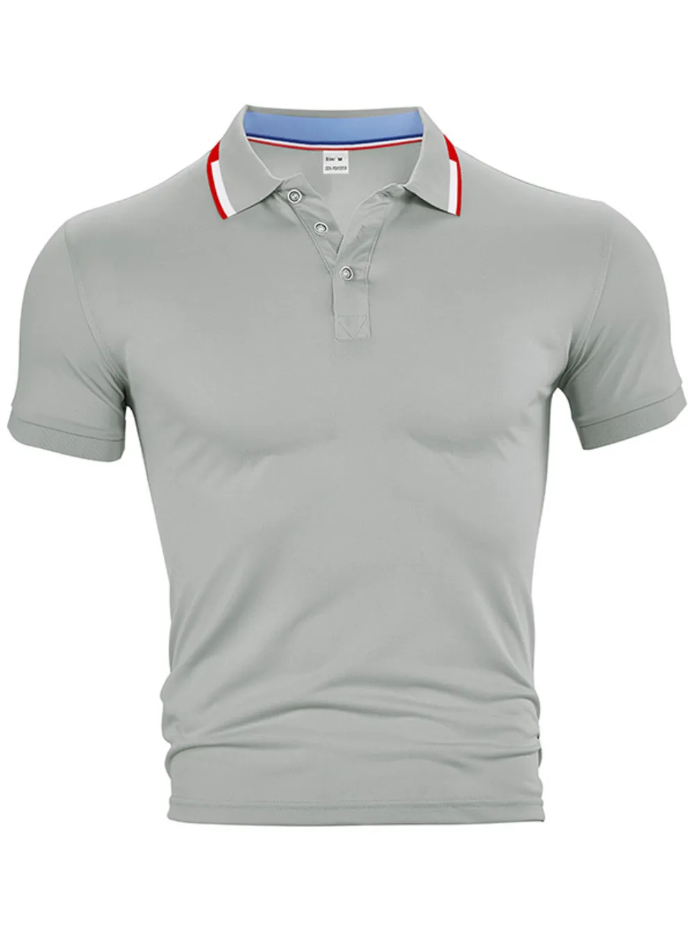 Men's Full Size Button Detail Short Sleeve Polo Plus Size, image 10
