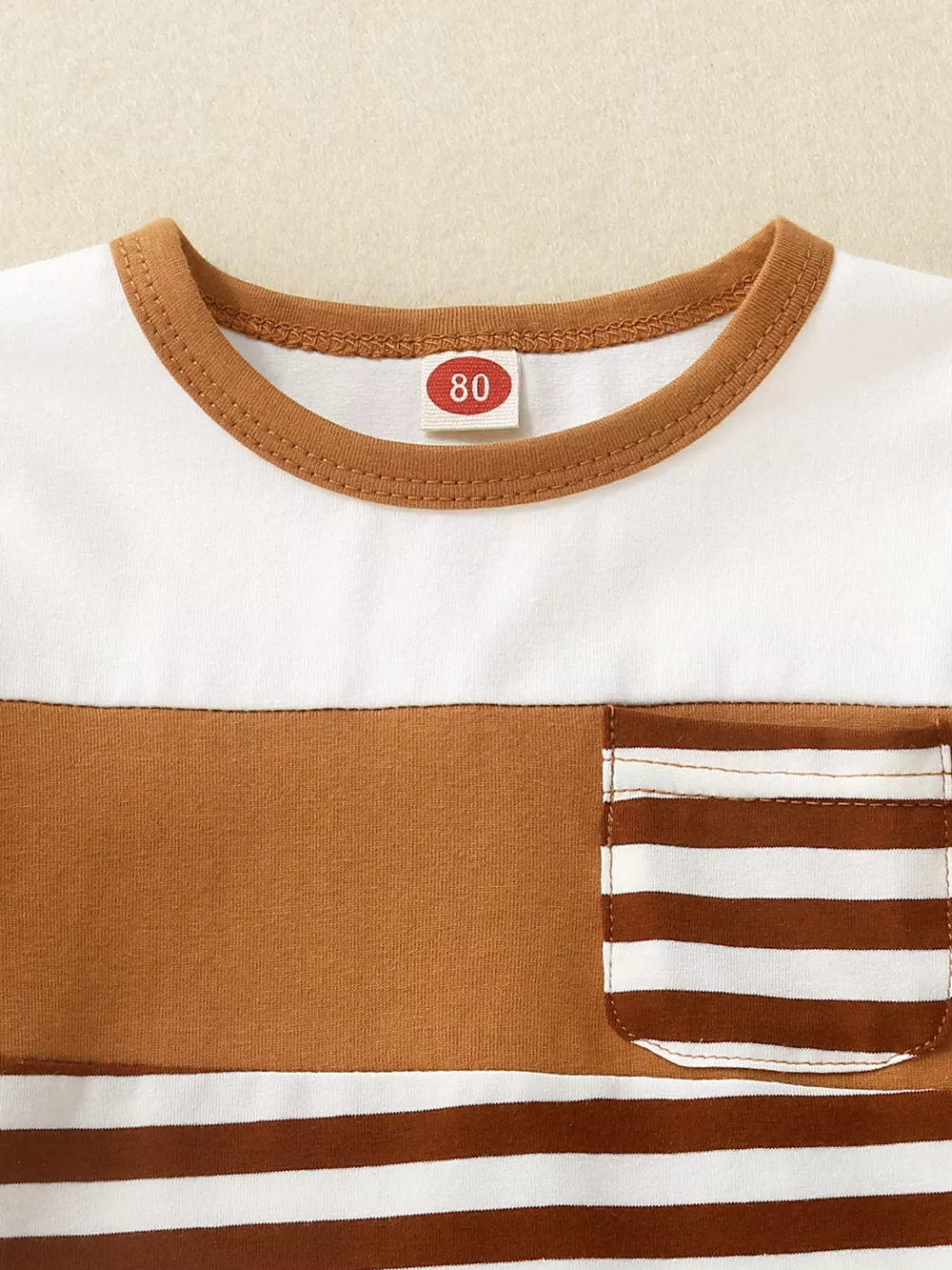 Children's Striped T-shirt and Shorts Set, image 7