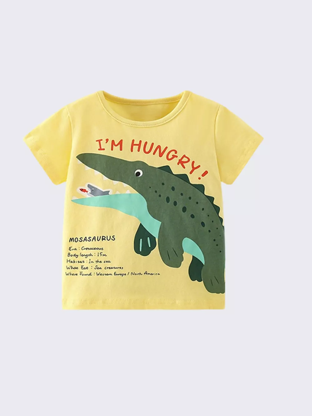 Children's Dinosaur Graphic Short Sleeve T-Shirt, image 2