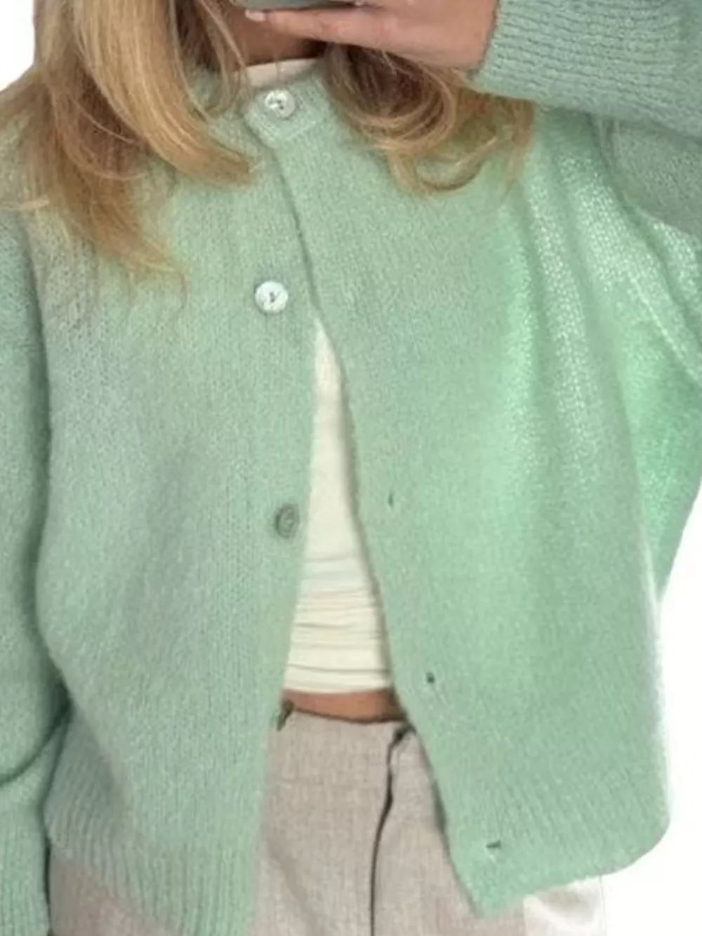Button Up Long Sleeve Cardigan, image 9