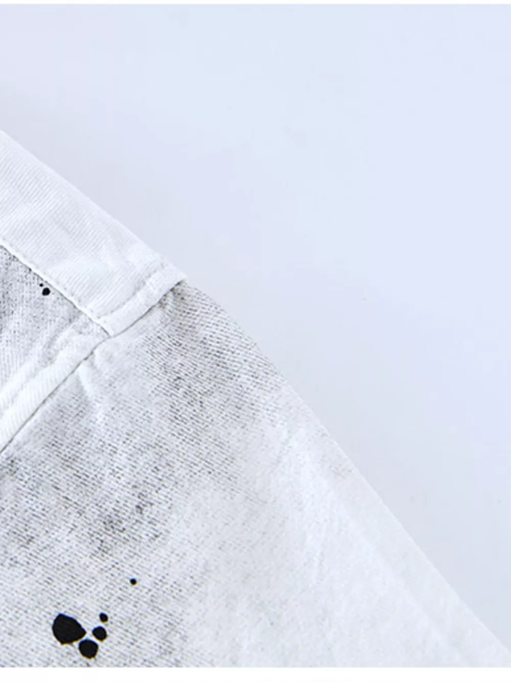 Men's Splatter Print Casual Short Sleeve Shirt, image 8