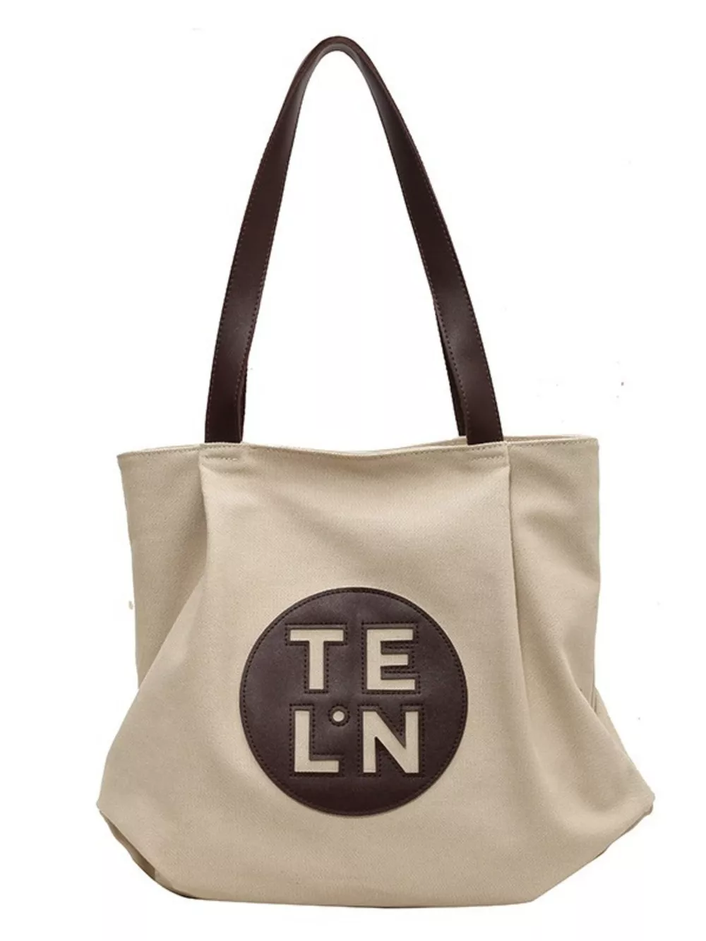 Contrast Canvas Shoulder Bag, image 6