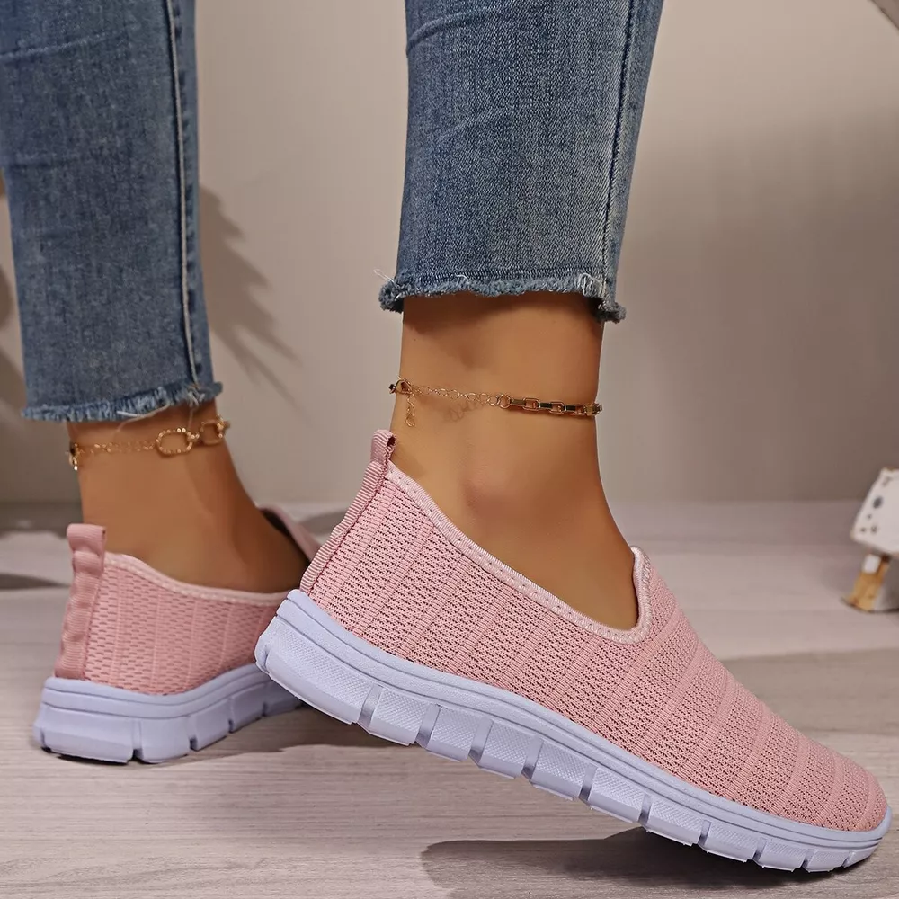 Round Toe Mesh Slip-Ons, image 13
