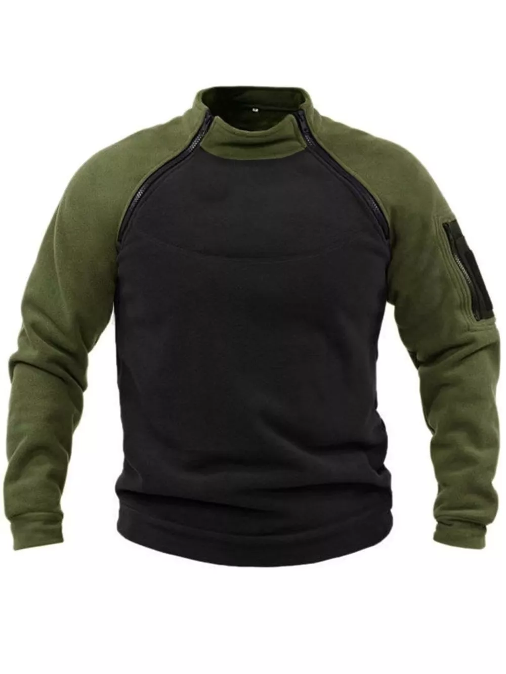 Men's Full Size Long Sleeve Fleece Sweatshirt Plus Size, image 8