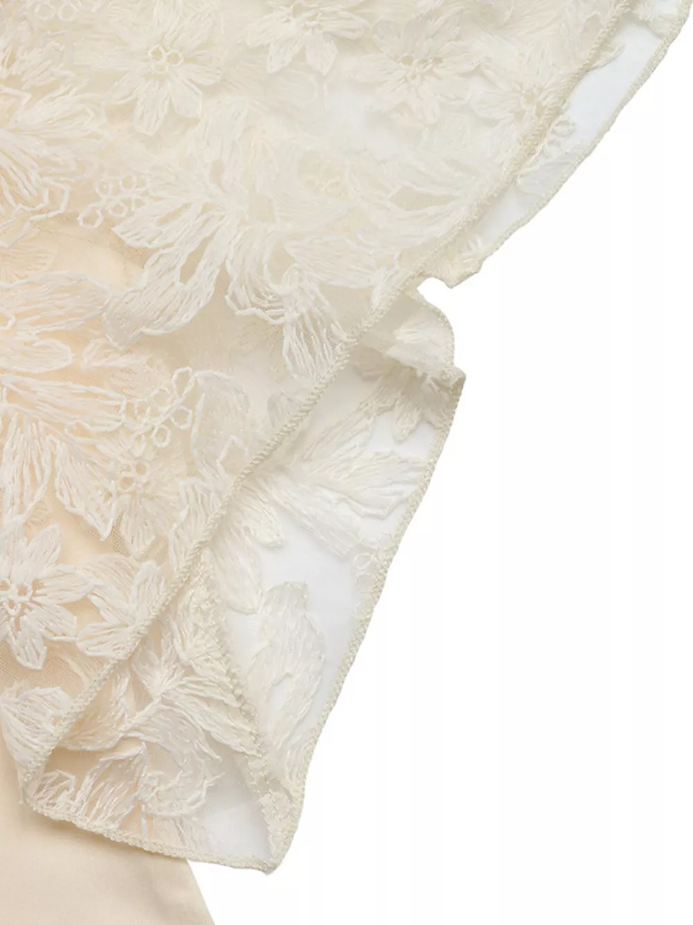 Lace Trimmed Short Sleeve Blouse, image 2