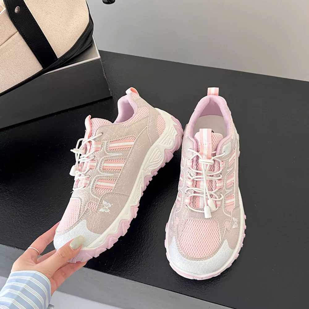 Round Toe Lace Up Sneakers, image 6