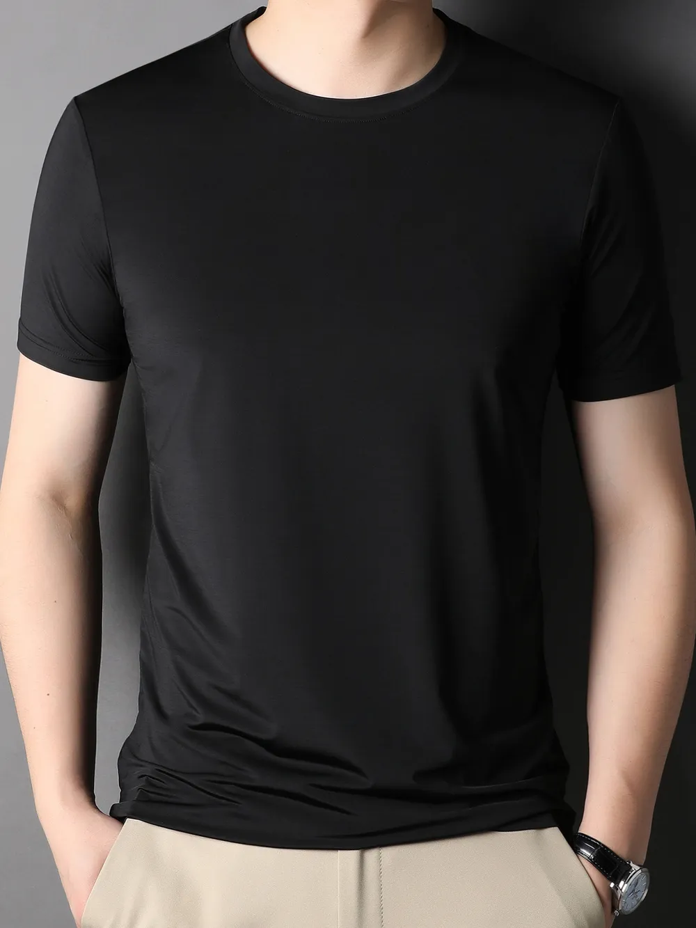 Men's Round Neck Short Sleeve T-Shirt