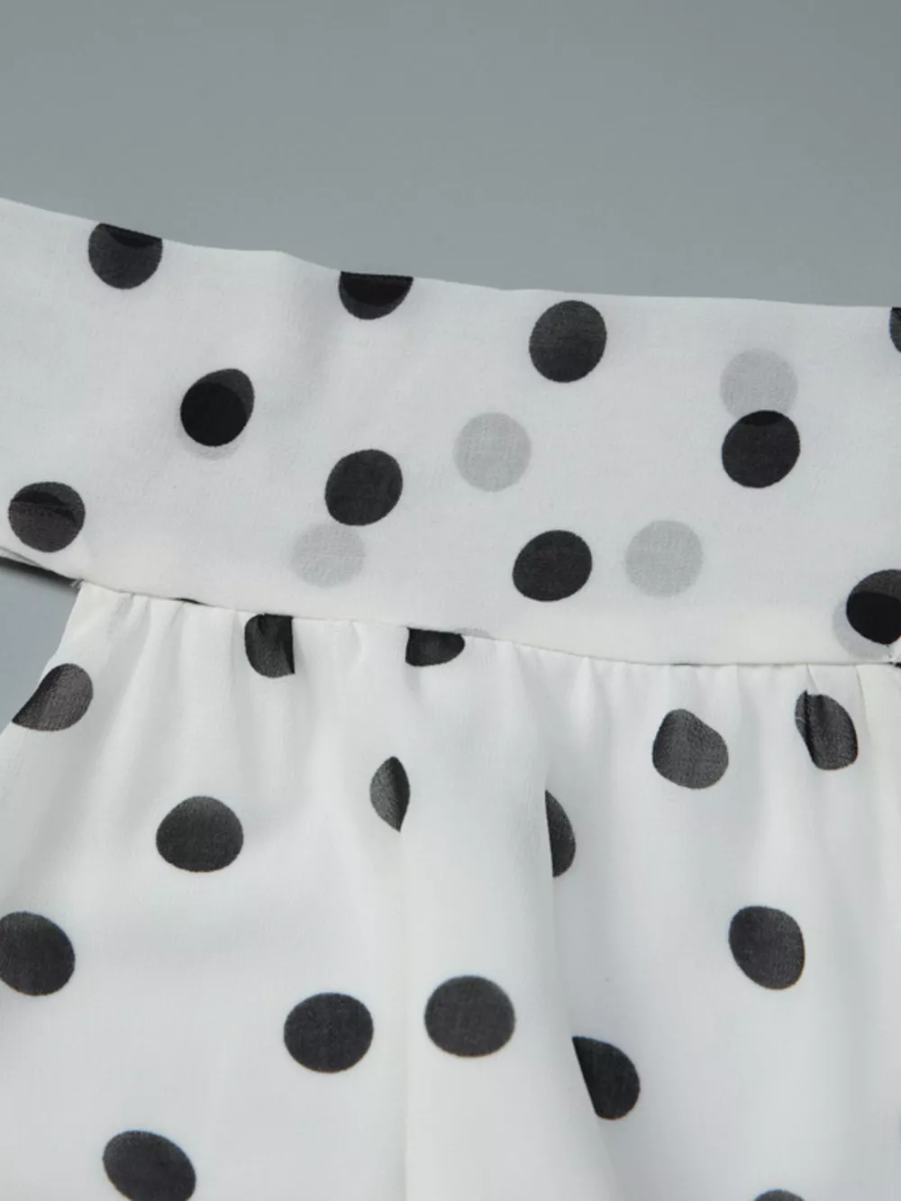 Polka Dot Halter Neck Ruffle Dress, image 16