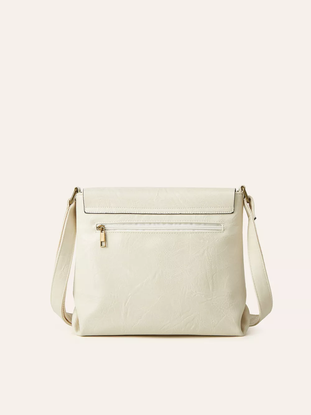 Vintage Buckle Flap Crossbody Bag, image 7