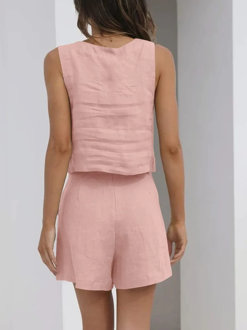 Square Neck Tank and Shorts Set, image 21