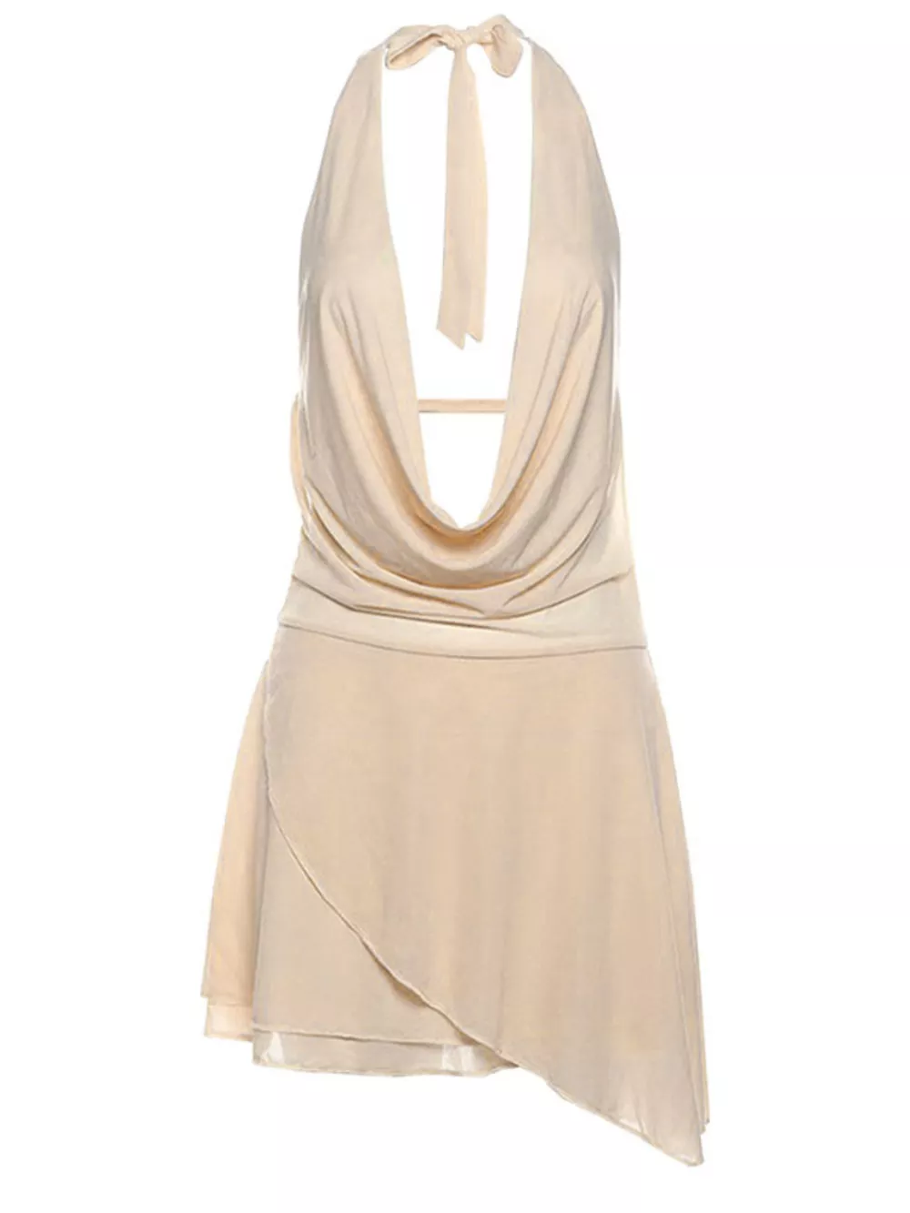 Ruffled Halter Neck Mini Dress, image 11