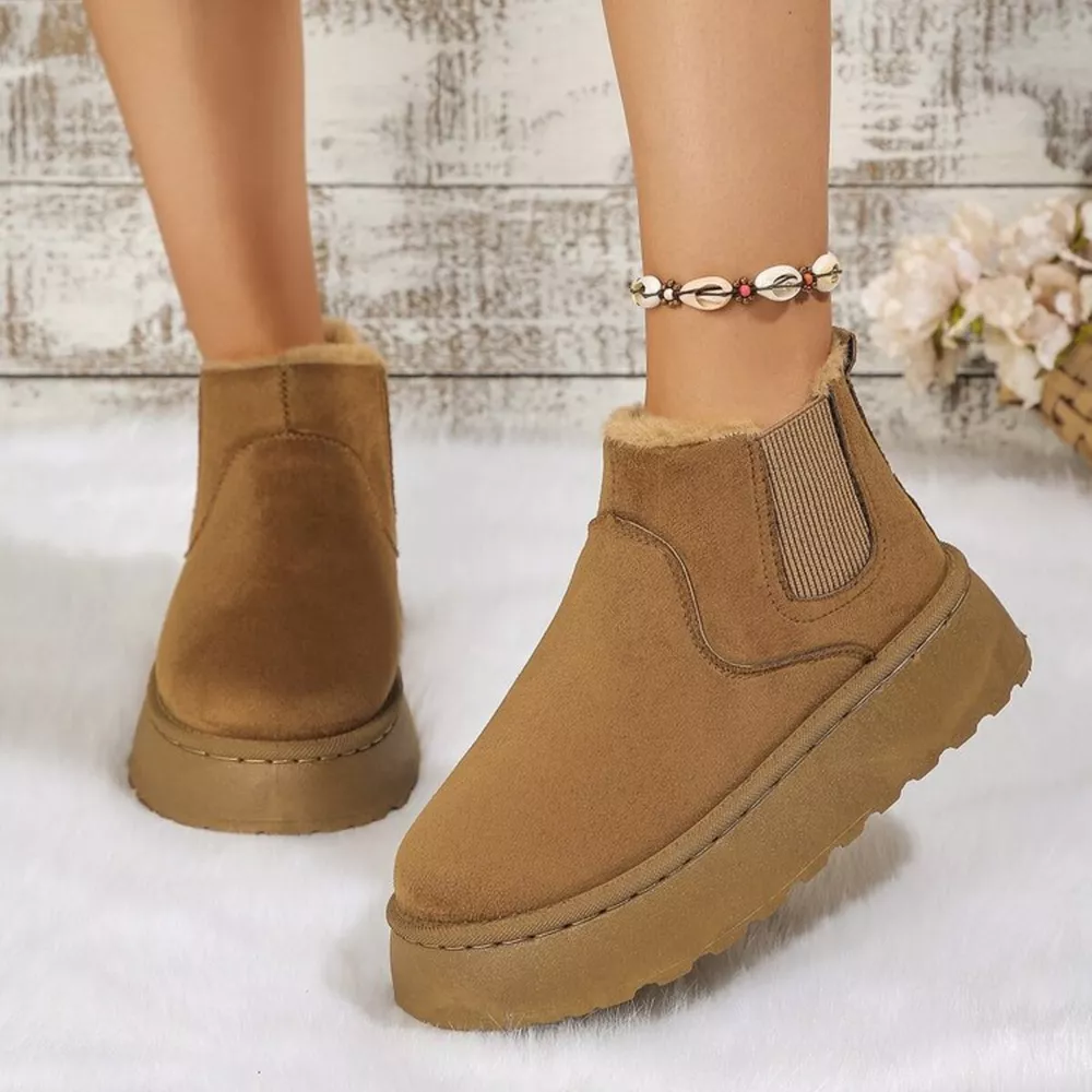 Round Toe Platform Ankle Boots, image 18