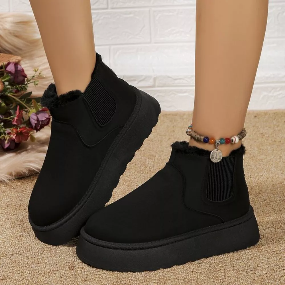 Round Toe Platform Ankle Boots, image 19