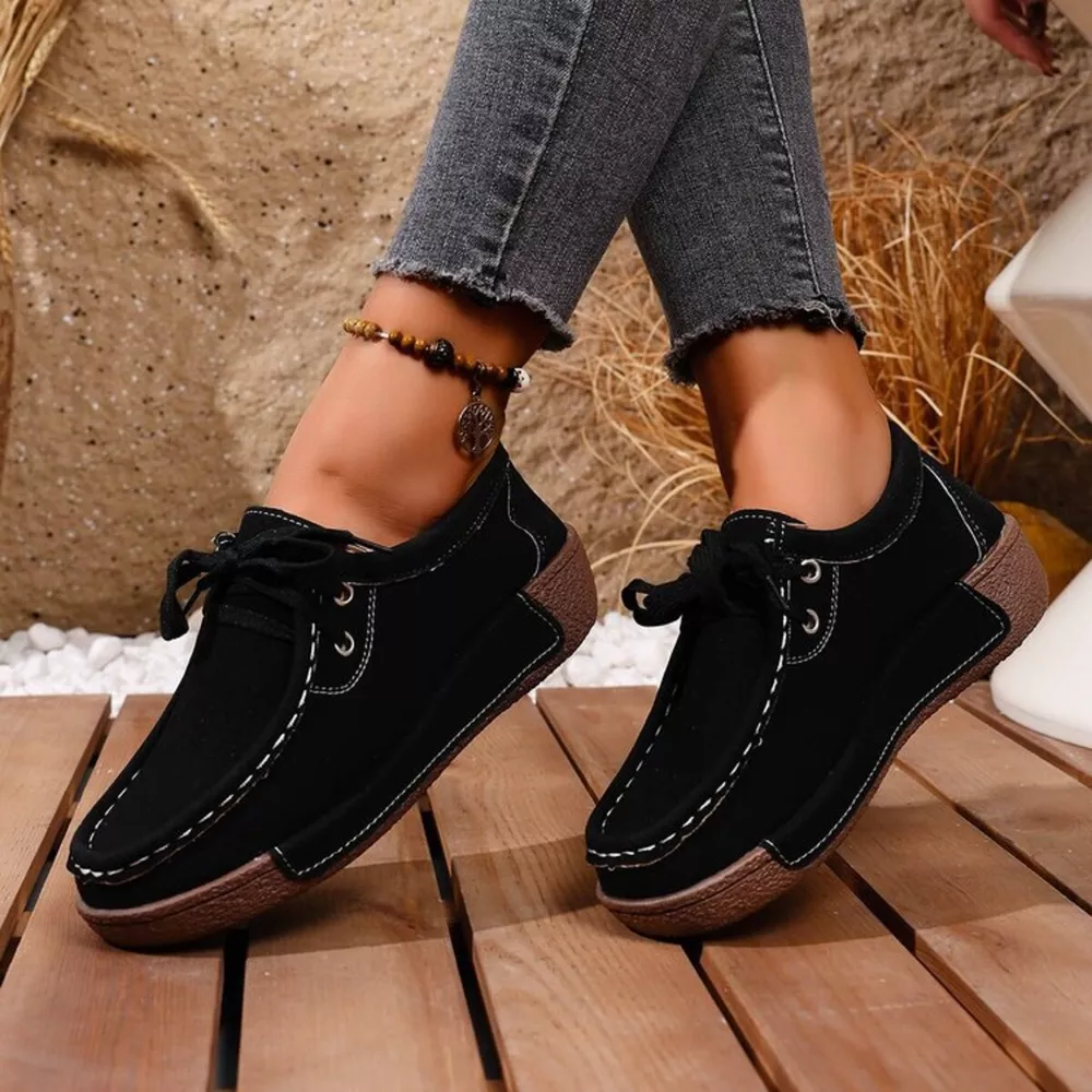 Round Toe Lace Up Sneakers, image 7