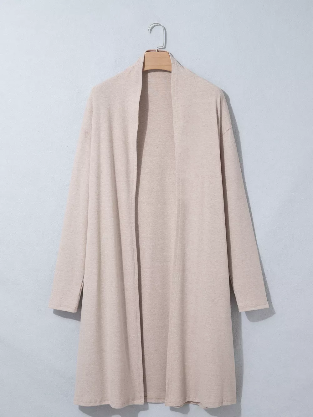 Solid Color Long Sleeve Casual Tunic Shift Cardigan, image 9