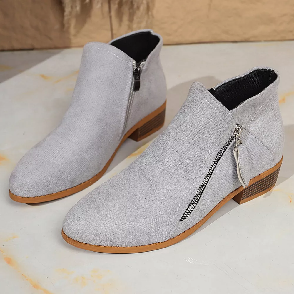 Point Toe Block Heels Boots, image 12