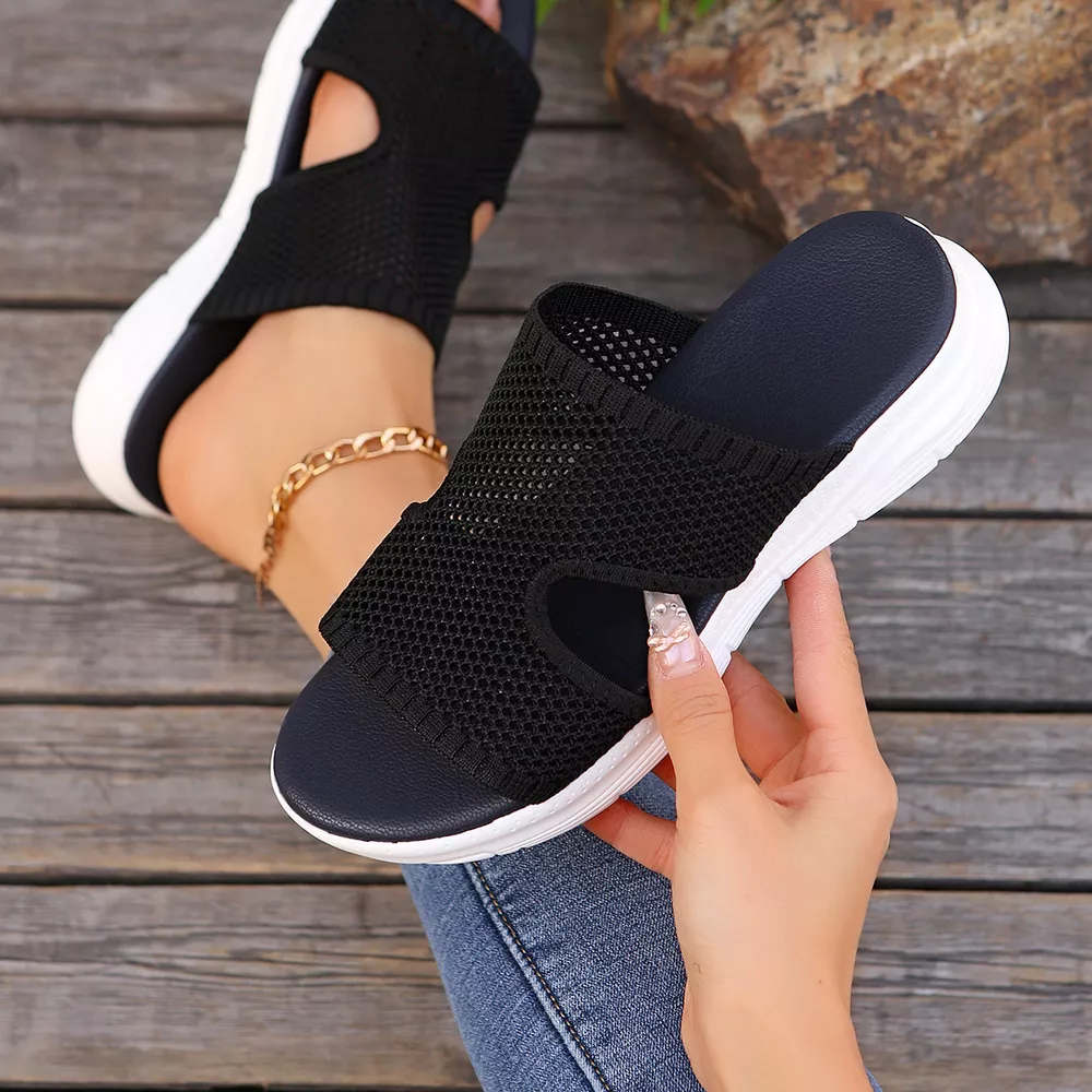 Breathable Mesh Open Toe Sandals, image 15