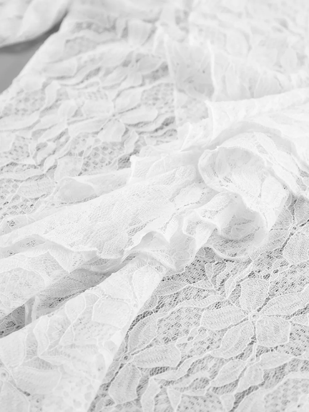 Lace V-Neck Flare Sleeve Blouse, image 10