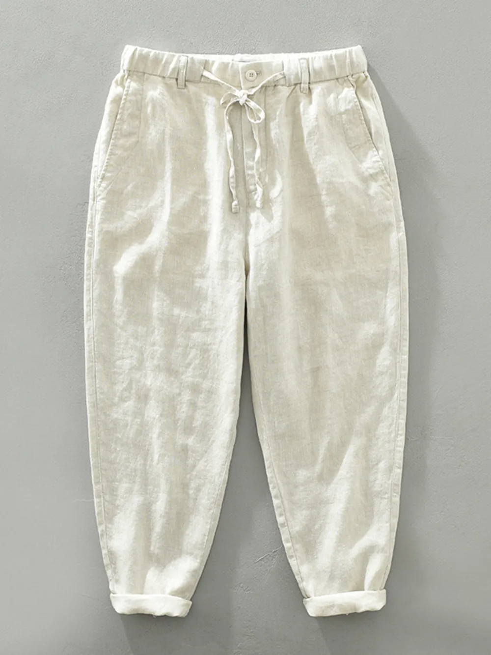 Men's Plus Size Relaxed Drawstring Jogger Pants, image 3