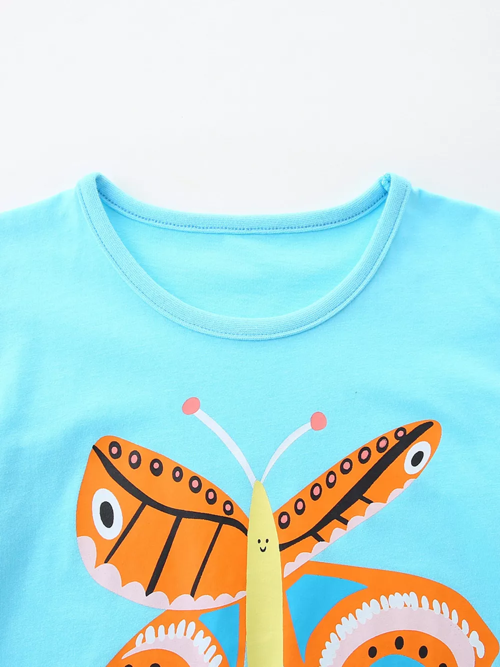 Children's Butterfly Graphic Short Sleeve T-Shirt, image 2