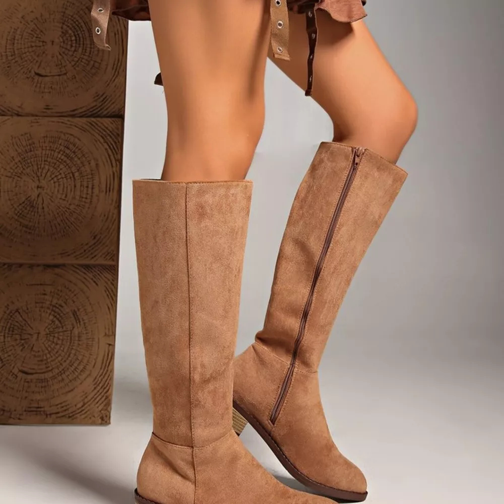 Knee-High Block Heel Boots, image 8