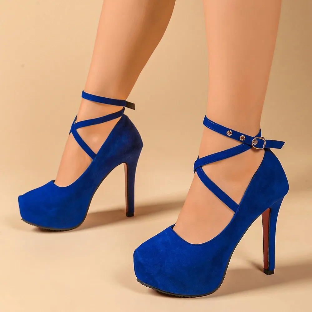 Ankle Strap High Heel Pumps, image 5