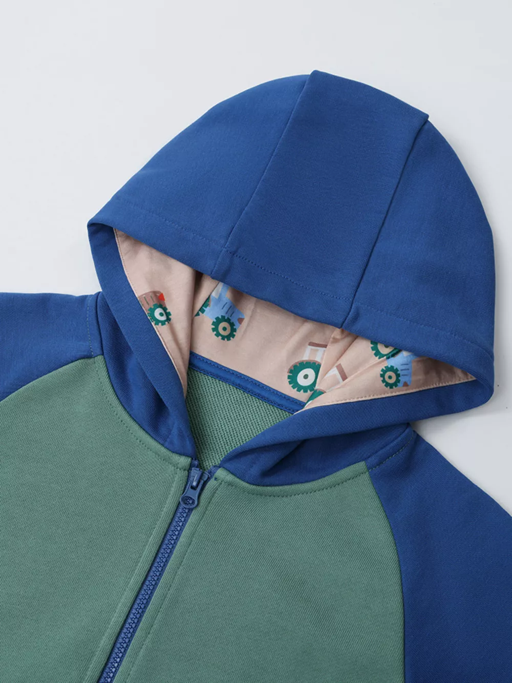Children's Tractor Zip-Up Hoodie, image 5