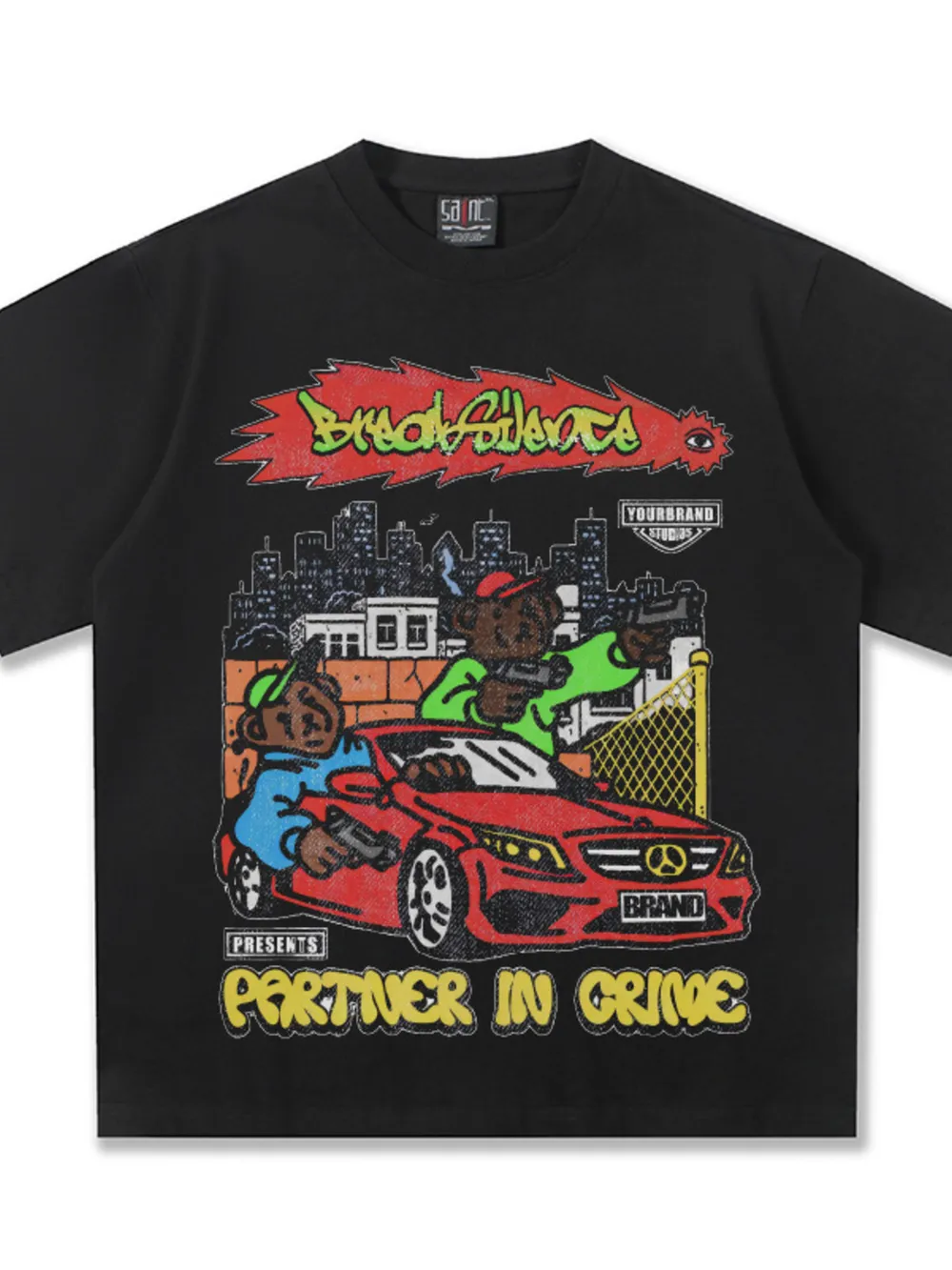 Men's Graphic Crew Neck T-Shirt, image 4