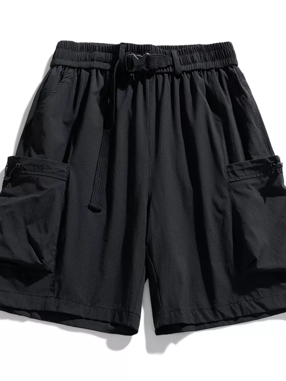 Men's Plus Size Drawstring Cargo Shorts, image 5