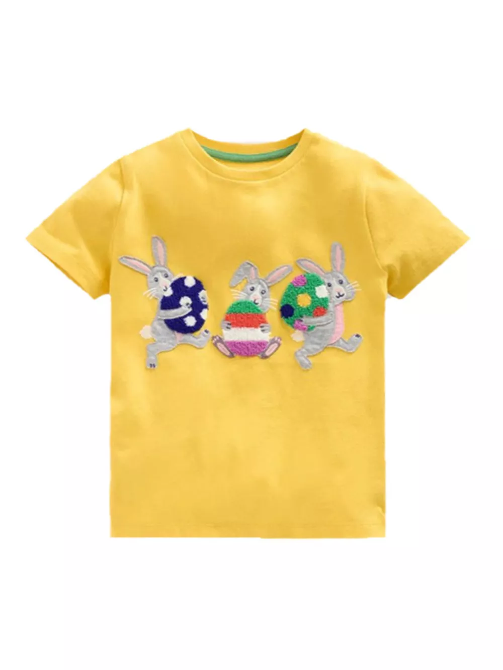 Children's Bunny Embroidered Short Sleeve T-Shirt, image 2