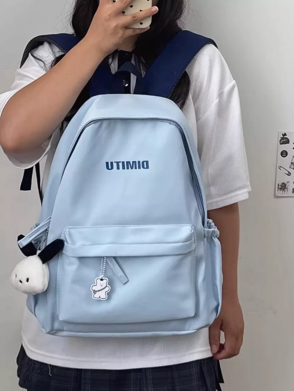 Lightweight Nylon Backpack Bag, image 2