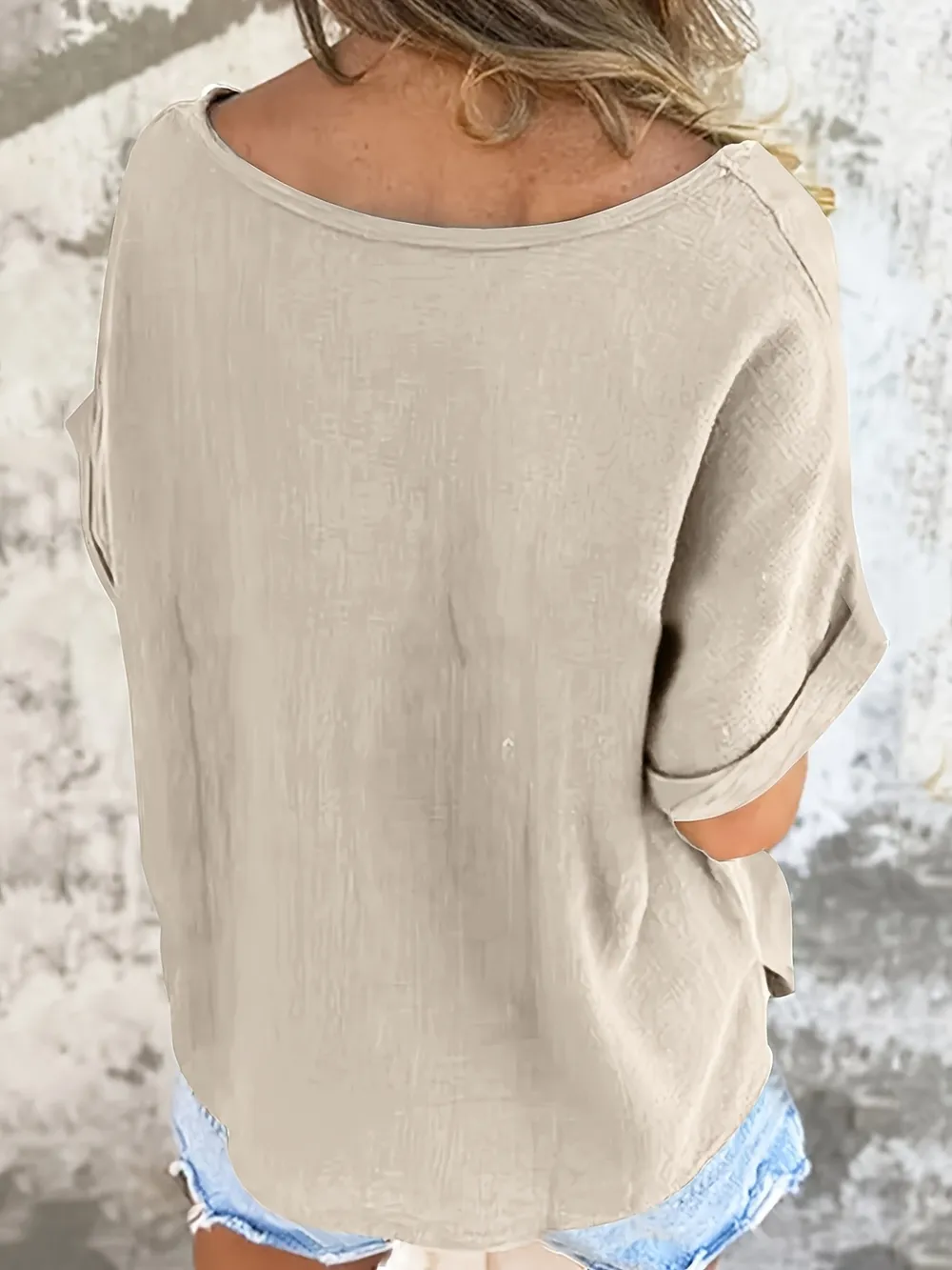 Boat Neck Short Sleeve Top, image 3