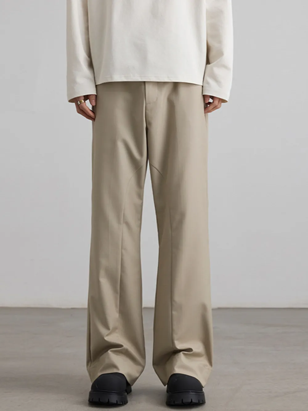 Men's Classic Wide-Leg Pants