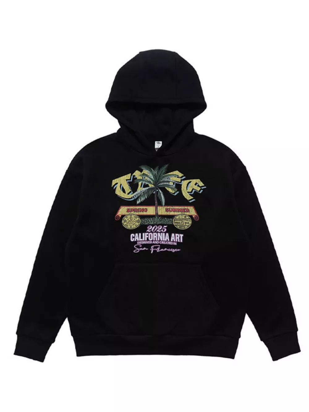 Men's Graphic Kangaroo Pocket Hoodie, image 2