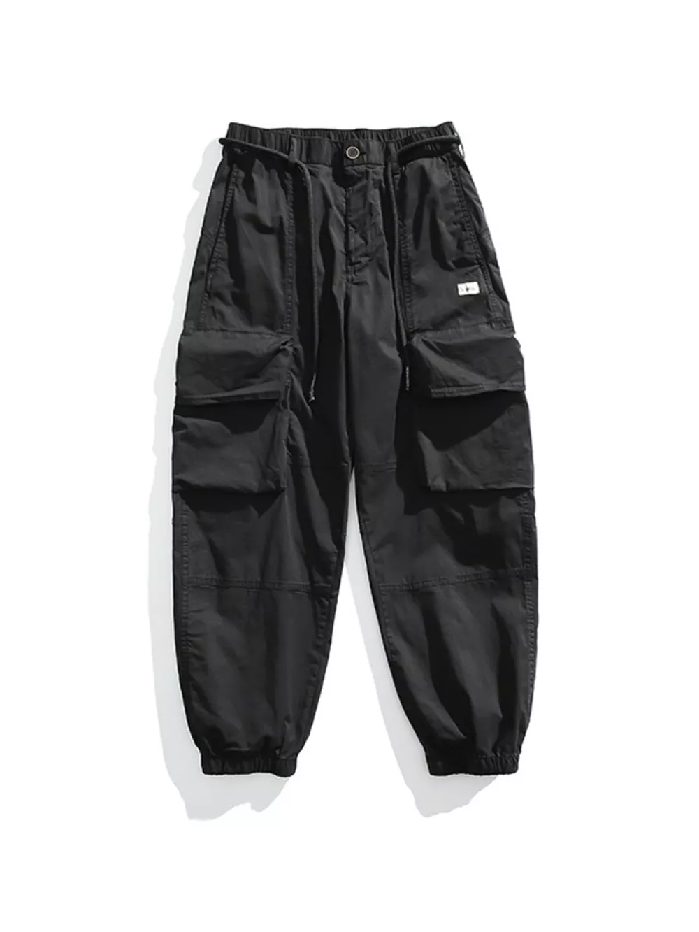 Men's Full Size Multiple Pockets Pants Set Plus Size