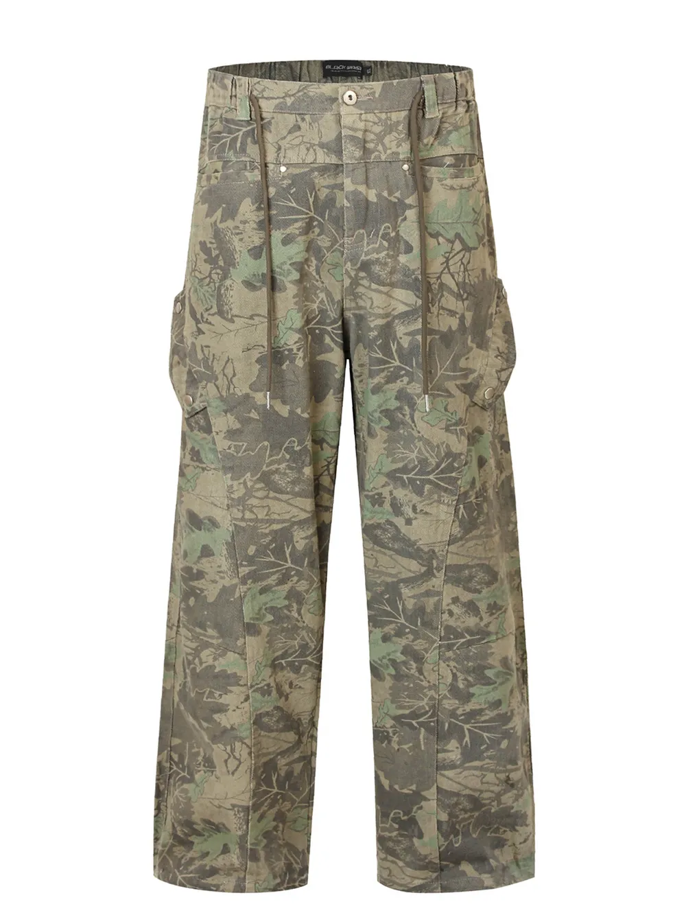 Men's Camo Print Cargo Pants, image 3