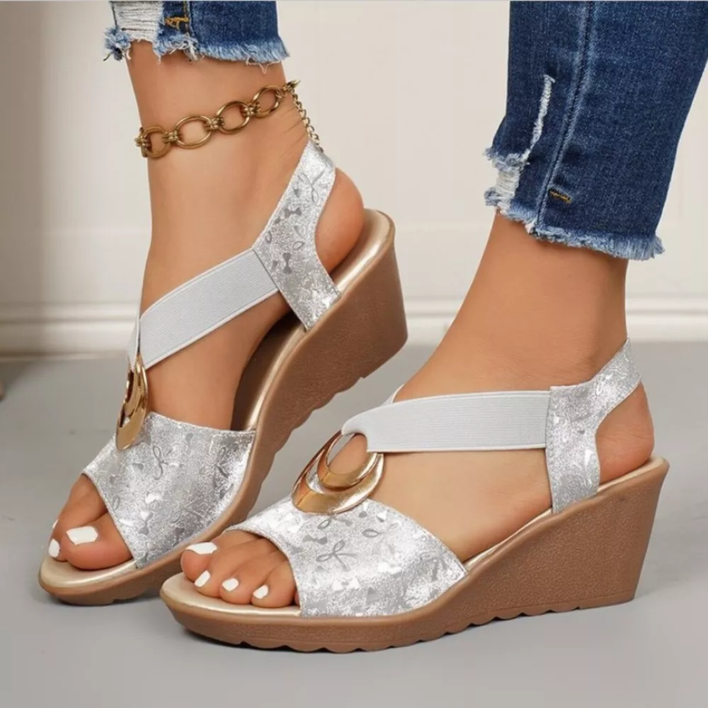 Open Toe Wedge Sandals, image 10