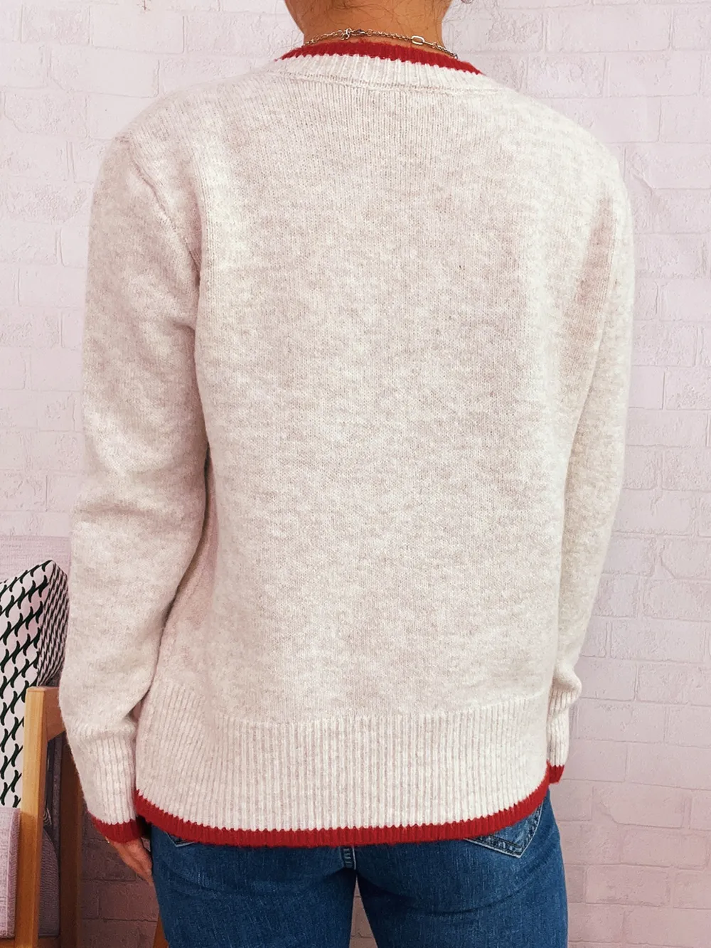 Flower Button Up Long Sleeve Cardigan, image 7