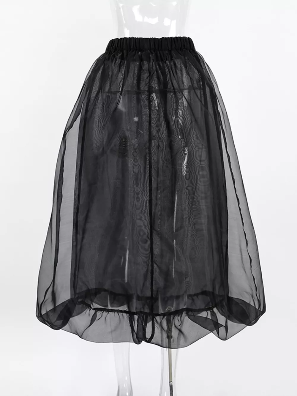 Elastic Waist Flowy Skirt, image 10