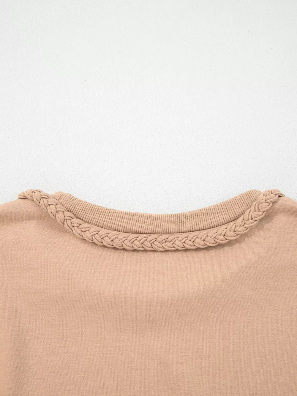 Braided Trim Puff Sleeve Dress, image 5