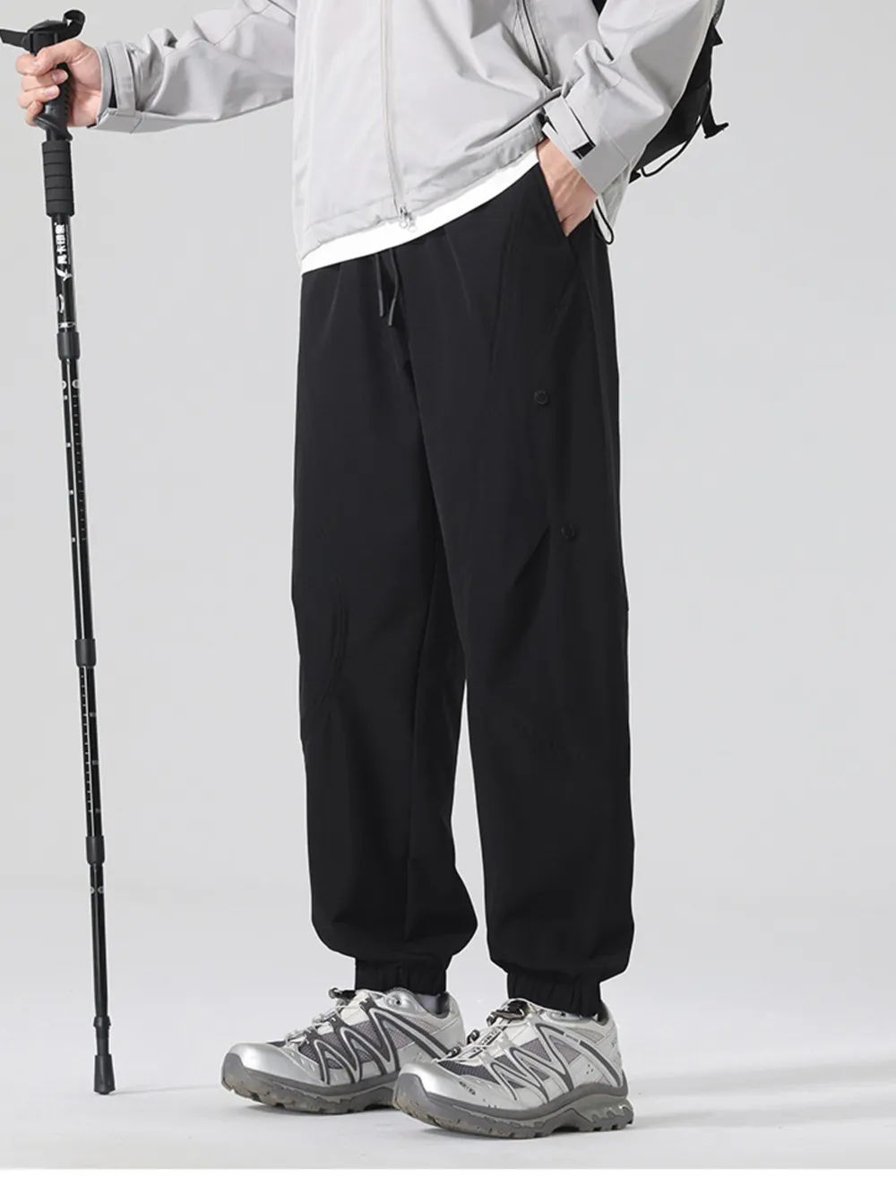 Men's Plus Size Casual Drawstring Joggers, image 6