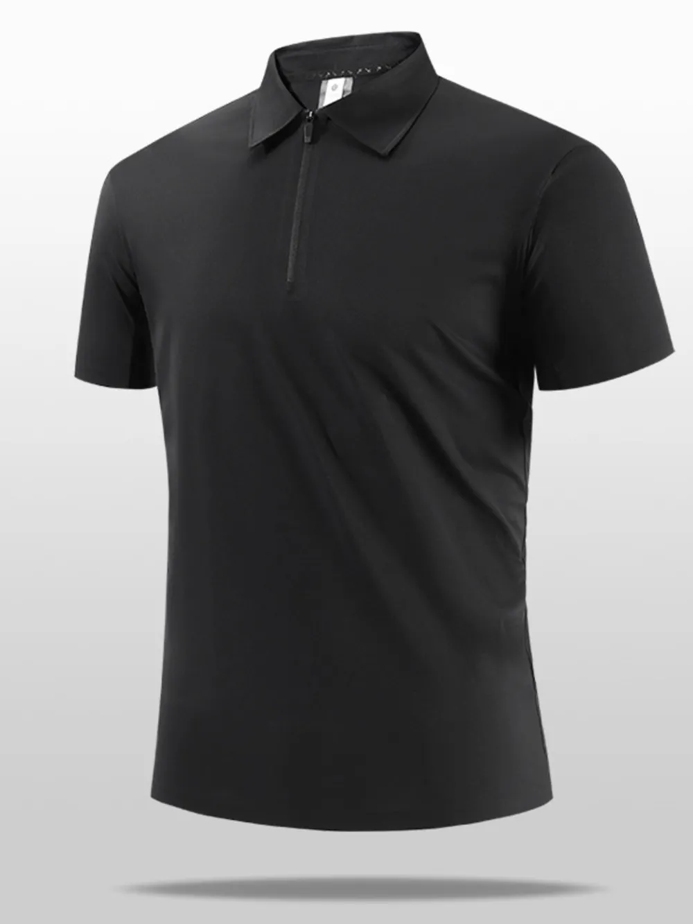 Men's Plus Size Collared Neck Short Sleeve Polo