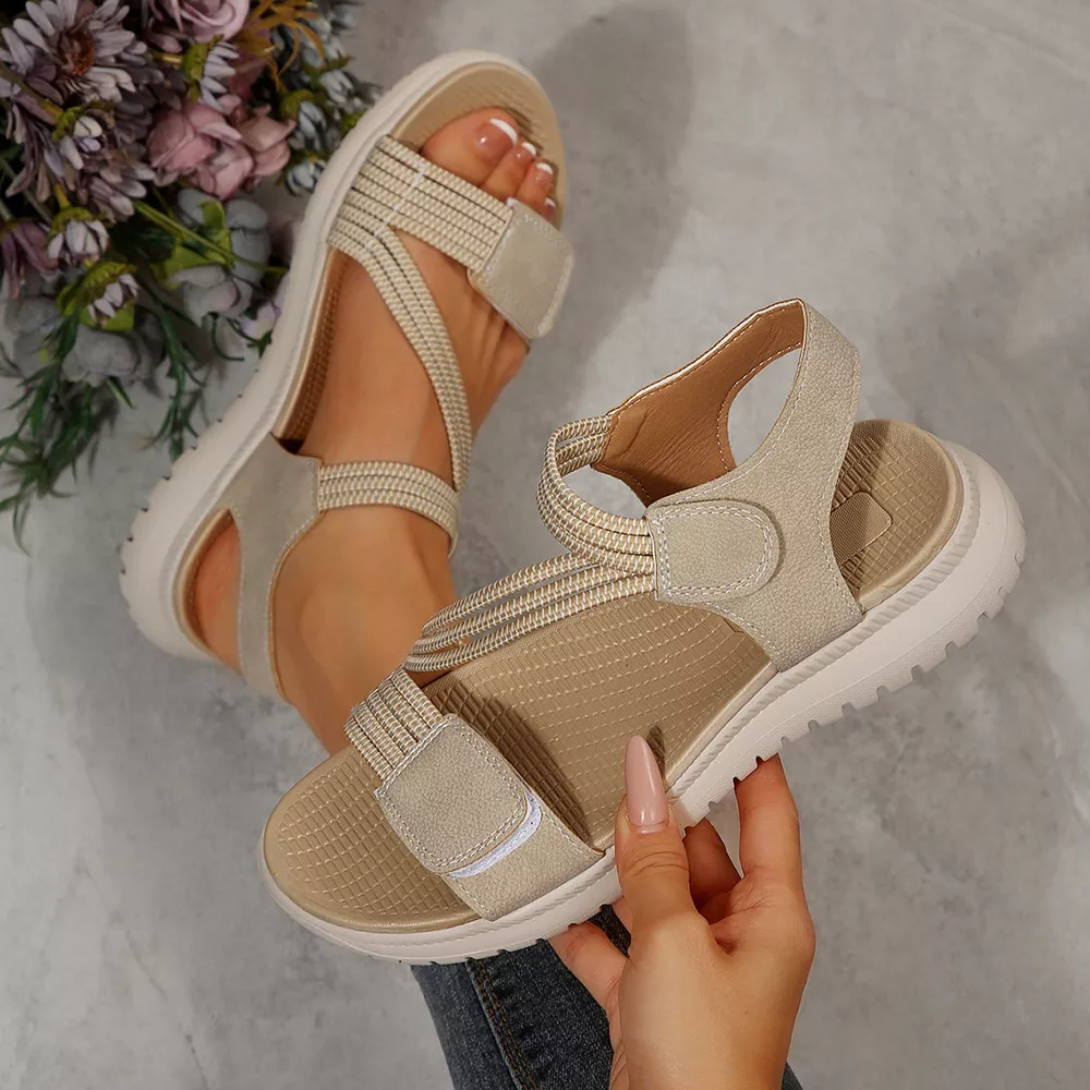 Open Toe Flats Sandals, image 3