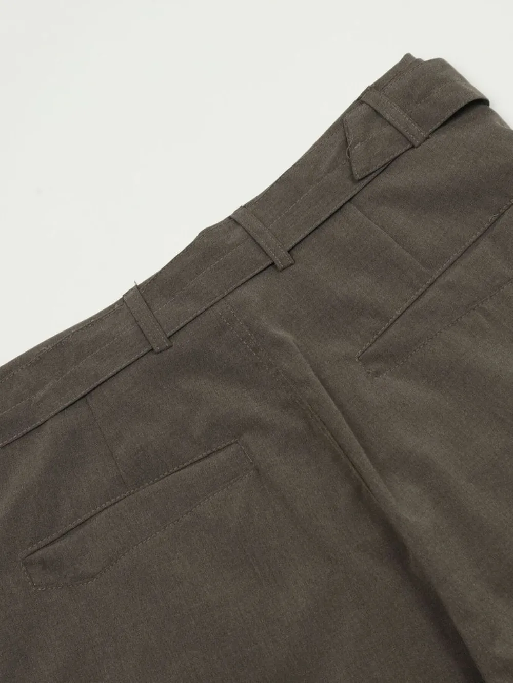 Men's Wide Leg High Waist Pants with Belt, image 13