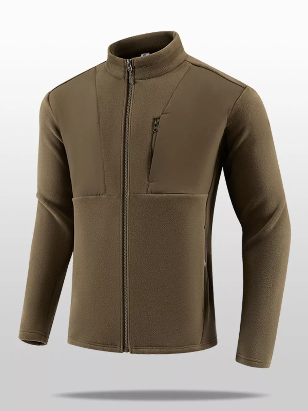 Men's Plus Size Full- Fleece Jacket, image 4