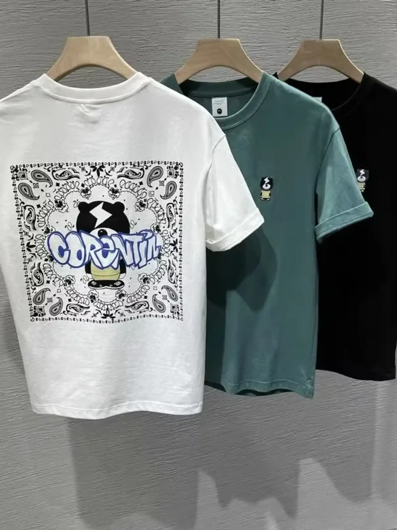Men's Full Size Graphic Round Neck T-Shirt Plus Size, image 5