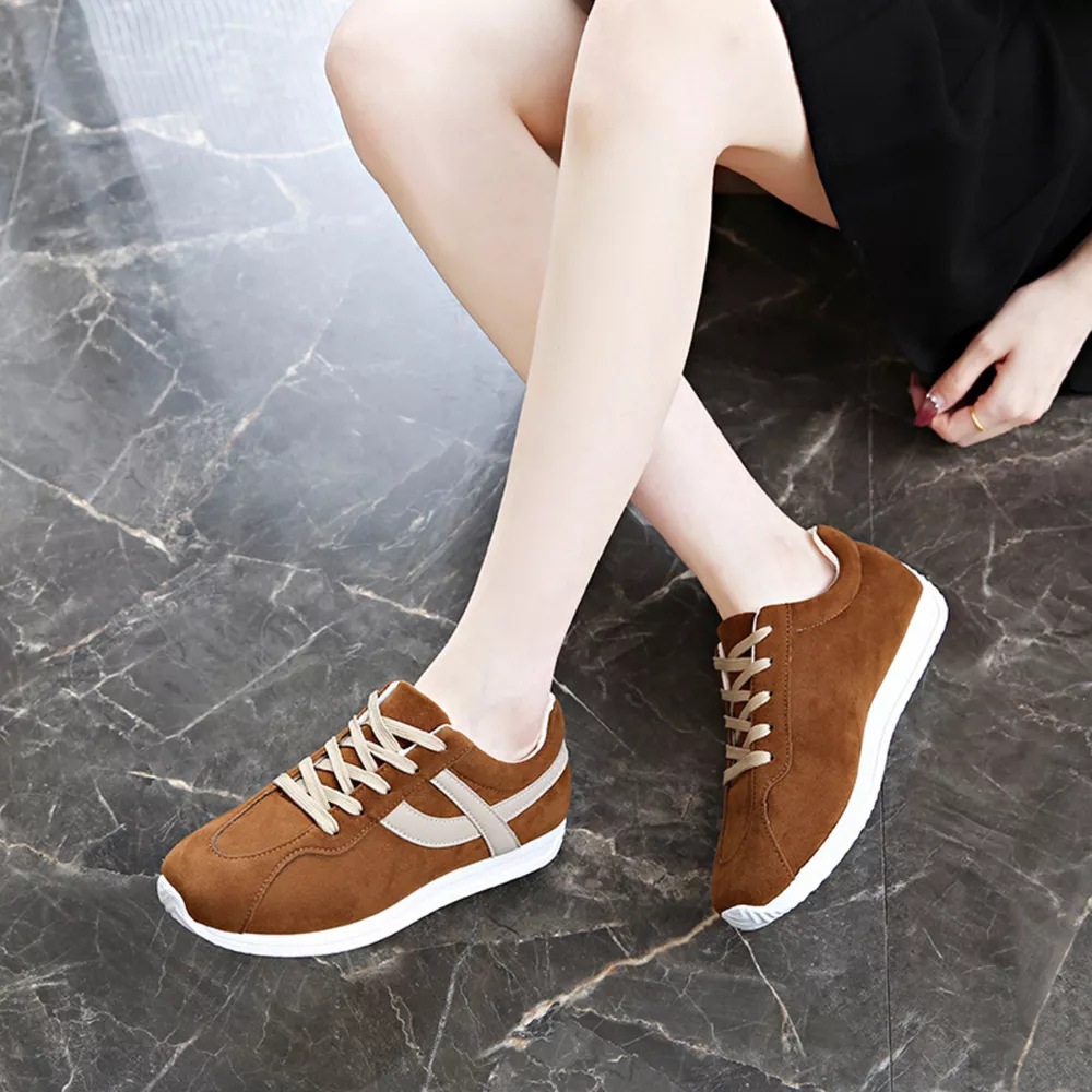 Round Toe Lace Up Sneakers, image 4