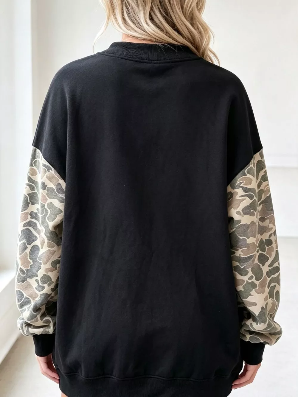 Camouflage Long Sleeve Sweatshirt, image 9
